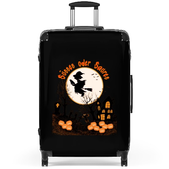 Happy Halloween TRICK OR TREAT Suitcases