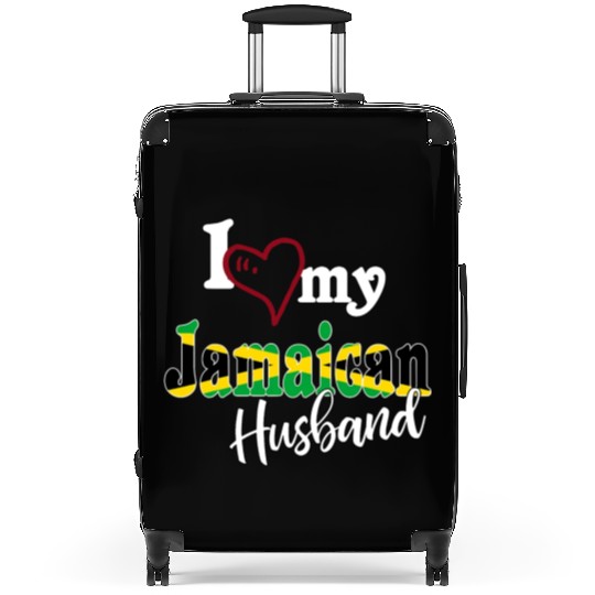 Proud Jamaican Matching Couples I Love My Jamaican Suitcases