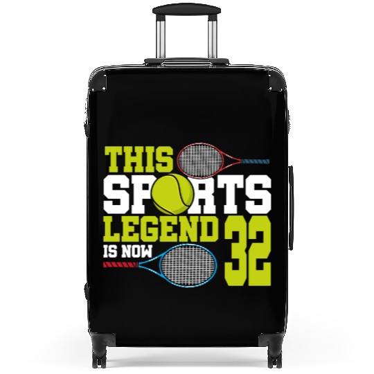 This Sports Legend Is Now 32, Tennis 32nd Birthday Suitcases