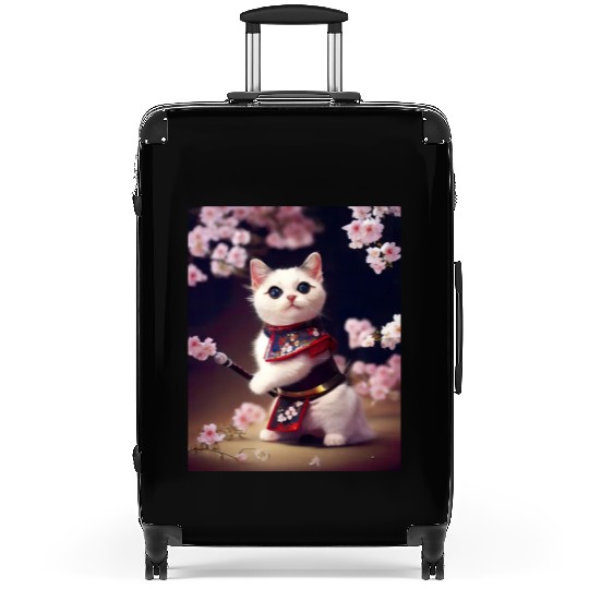 Samurai Cat Suitcases