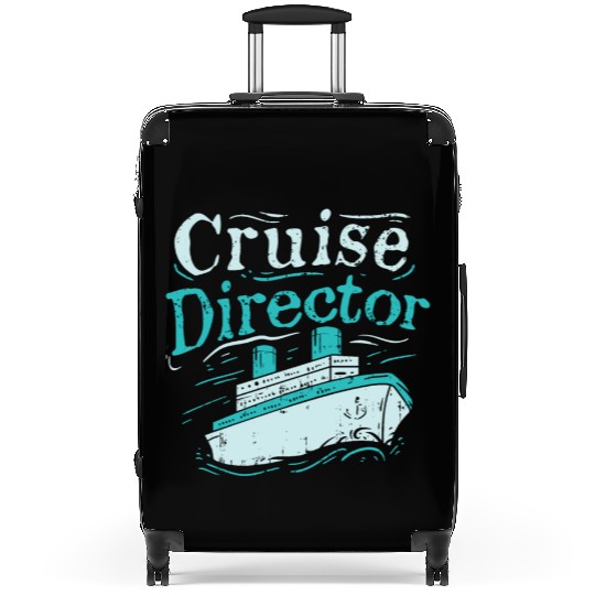 Cruise Director Cruising Ship Holidays vacation Suitcases