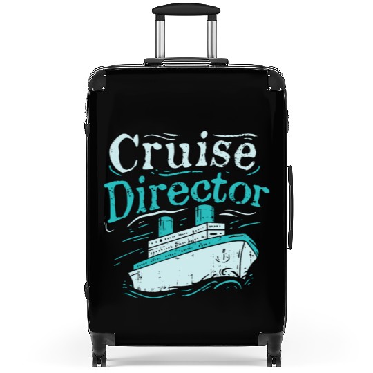Cruise Director Cruising Ship Holidays vacation Suitcases