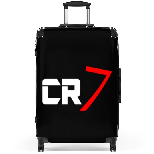 cr7 cristiano white Suitcases