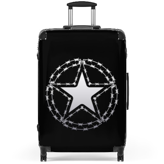 Barbed Wire US Army Star Suitcases