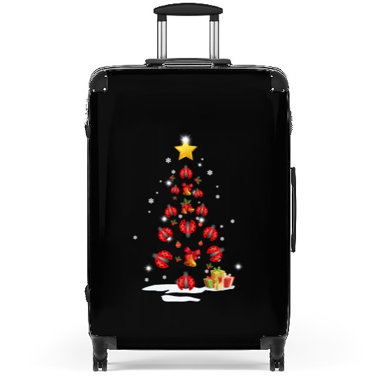 Lady Bug Christmas Tree Lady Bug Xmas Funny Gift Suitcases