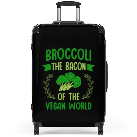 Broccoli The Bacon Of The Vegan World Vegetarian Suitcases