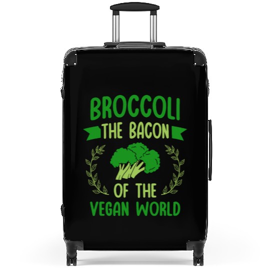 Broccoli The Bacon Of The Vegan World Vegetarian Suitcases