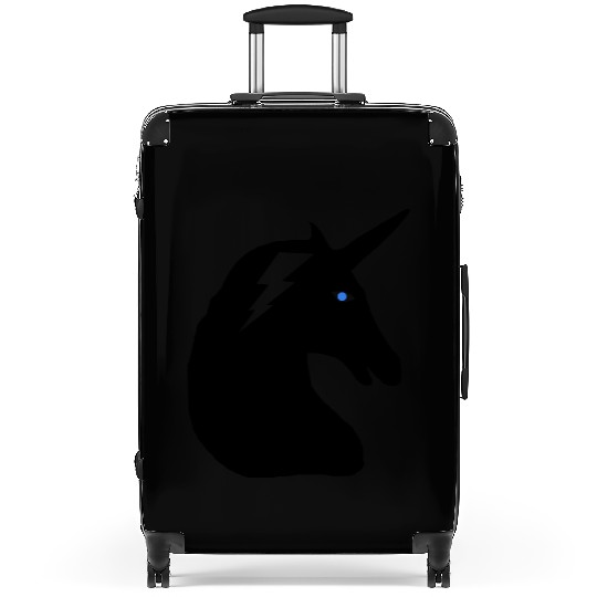 Unicorn Head Lightning bolt Suitcases