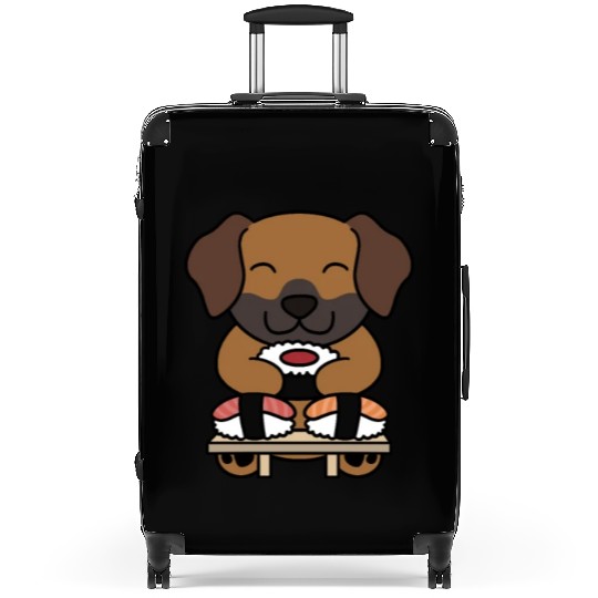 Sushi Lover Rhodesian Ridgeback Suitcases