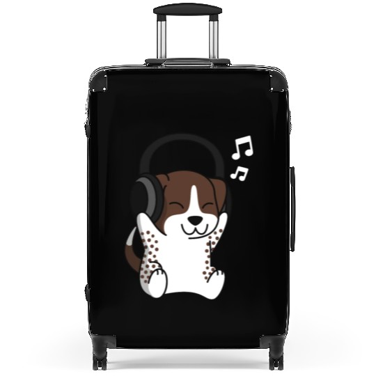 Music Lover German Shorthaired Pointer Suitcases