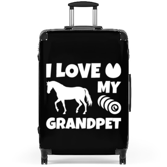 I Love My Grandpet Horse Suitcases