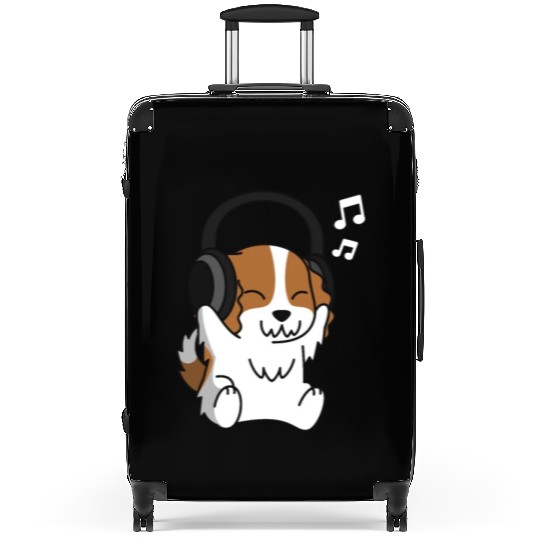Music Lover Cavalier King Charles Spaniel Suitcases