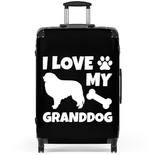 I Love My Granddog Great Pyrenees Suitcases