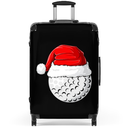 Xmas Santa Hat Christmas Golf Suitcases