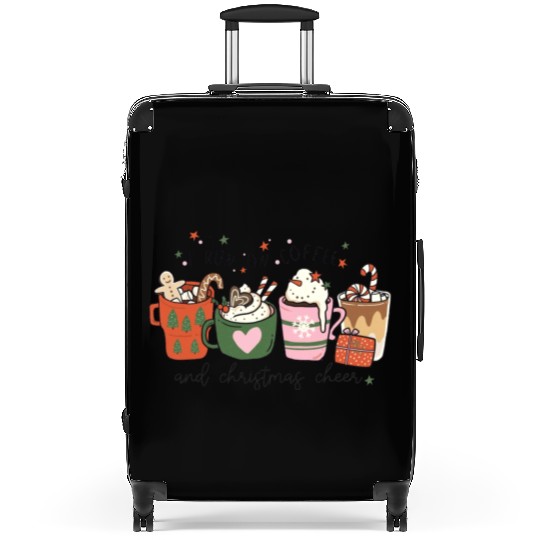 Coffee & Christmas Cheer Suitcases