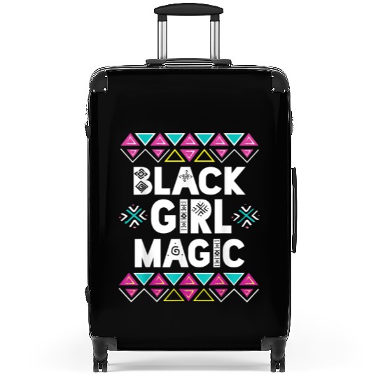 Black Girl Magic Melanin Pride Suitcases
