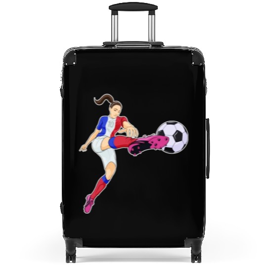 French National Soccer Team I Football France Suitcases