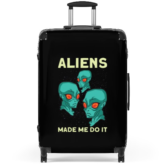 Alien Extraterrestrial Area 51 UFO Space Geek Gift Suitcases