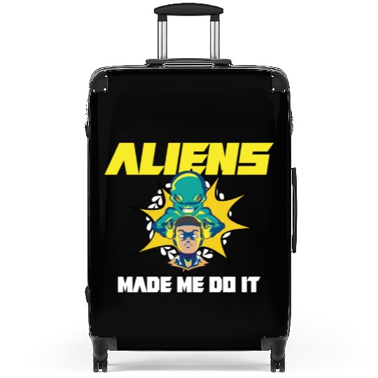 Alien Extraterrestrial Area 51 UFO Space Geek Gift Suitcases