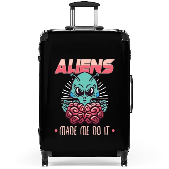 Alien Extraterrestrial Area 51 UFO Space Geek Gift Suitcases