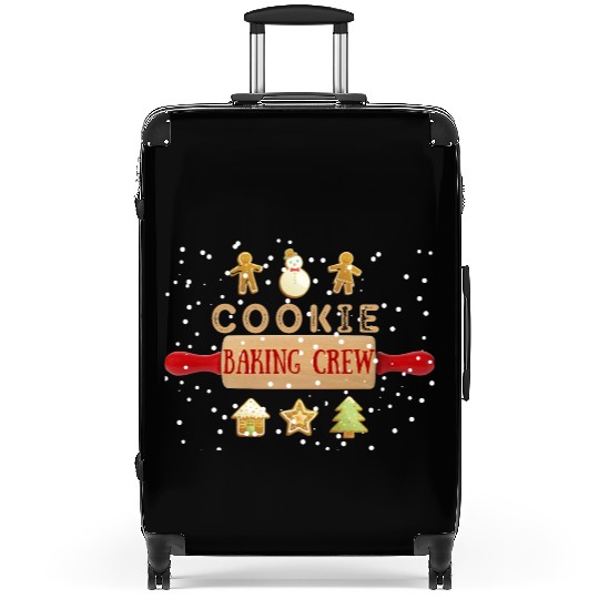 Christmas Gingerbread Baking Graphic Suitcases