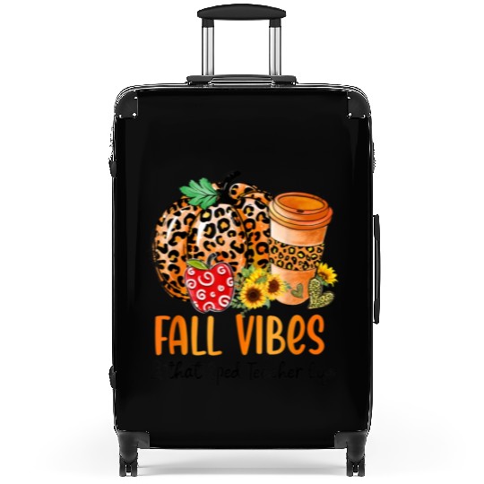 Fall Vibes And That Sped Teacher Life Thanksgiving Suitcases