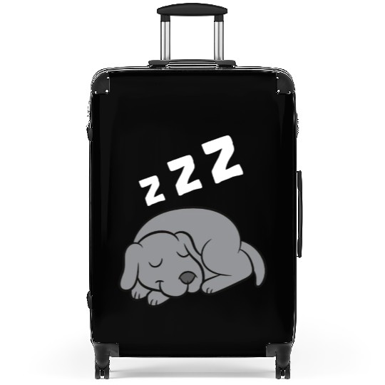 Weimaraner Dog Sleeping Pajama Sleeping Suitcases