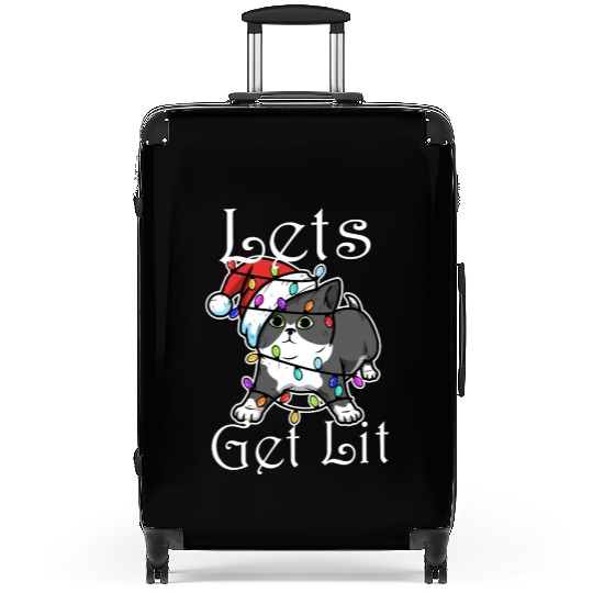 Lets get lit christmas Suitcases