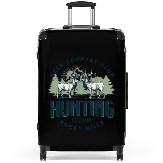 Deer country club Suitcases