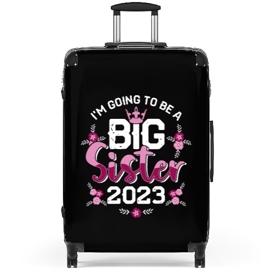 Big Sis 2023 - Big Sister Baby Family Birth Girl Suitcases