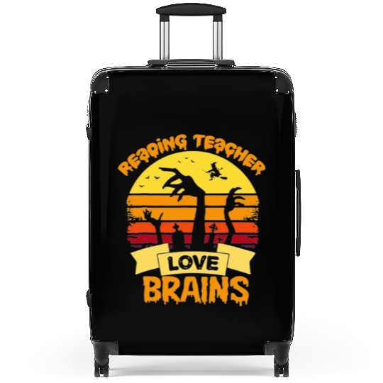 Reading teacher love brains Suitcases