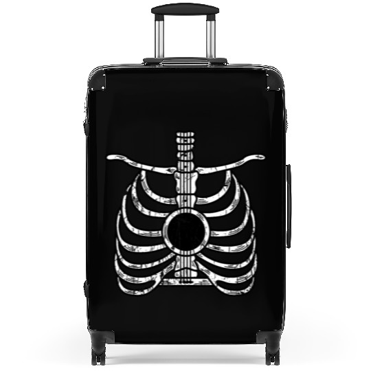 Guitar Skeleton Country Singer Gift Suitcases