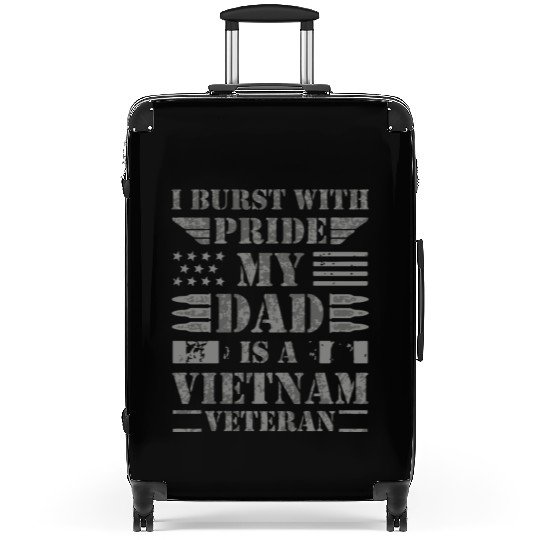 Proud Son Daughter of A Vietnam Veteran Suitcases