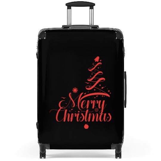 Modern Abstract Christmas Tree Suitcases