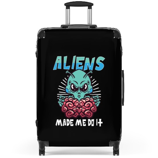 Alien Extraterrestrial Area 51 UFO Space Geek Gift Suitcases