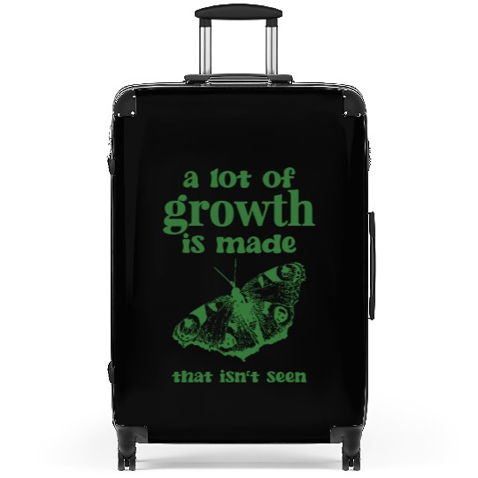 Self Growth | Butterfly Suitcases green