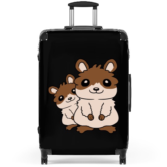 Hamster family small child Suitcases