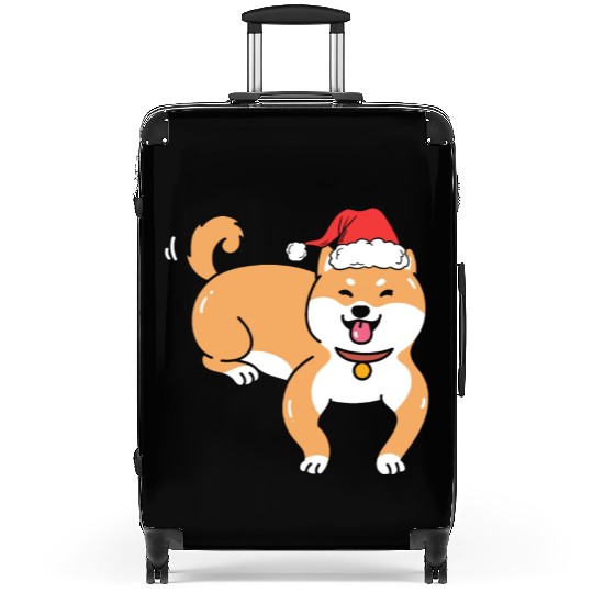 Shiba Inu Japanese Dog Lover Puppy Paw Christmas Suitcases