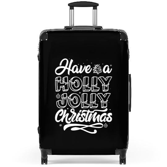Have a holly jolly christmas Suitcases