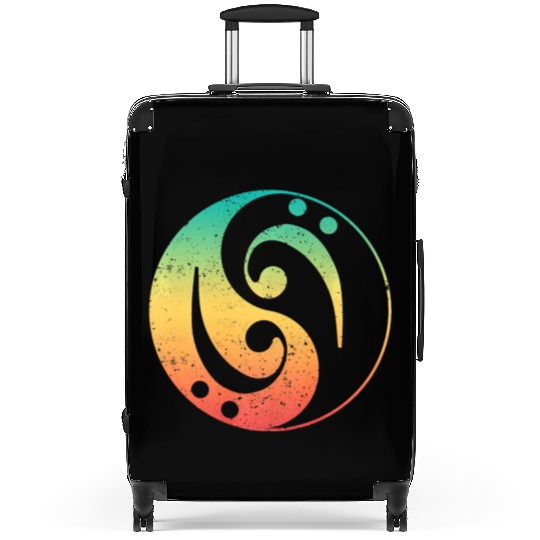 Ying Yang Bass Guitar Player Suitcases