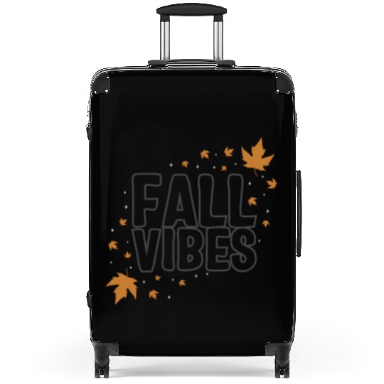 Halloween Theme Fall Vibes Coffee Lover Mug Gift, Suitcases