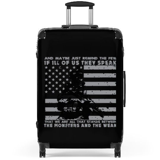 The Monsters And The Weak US Army Veteran Suitcases