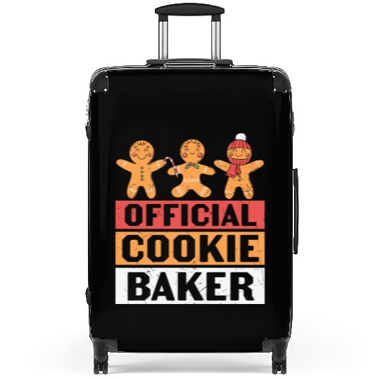 Christmas Official Cookie Baker xmas christmas Suitcases