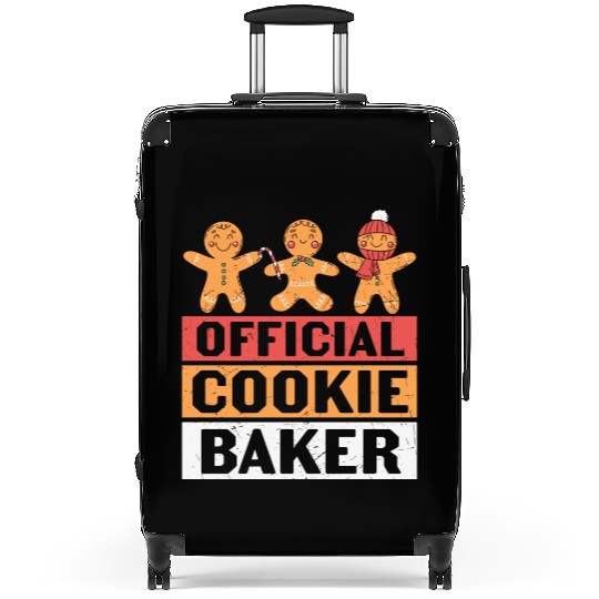 Christmas Official Cookie Baker xmas christmas Suitcases