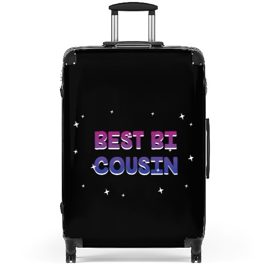 Best Bi Cousin Bisexual LGBTQ Bi Pride LGBT Family Suitcases