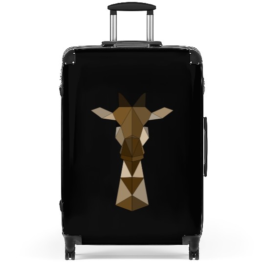 Giraffe geometrical Suitcases