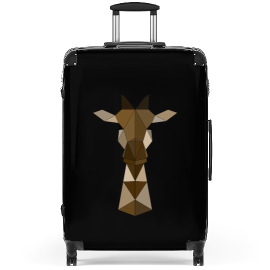 Giraffe geometrical Suitcases