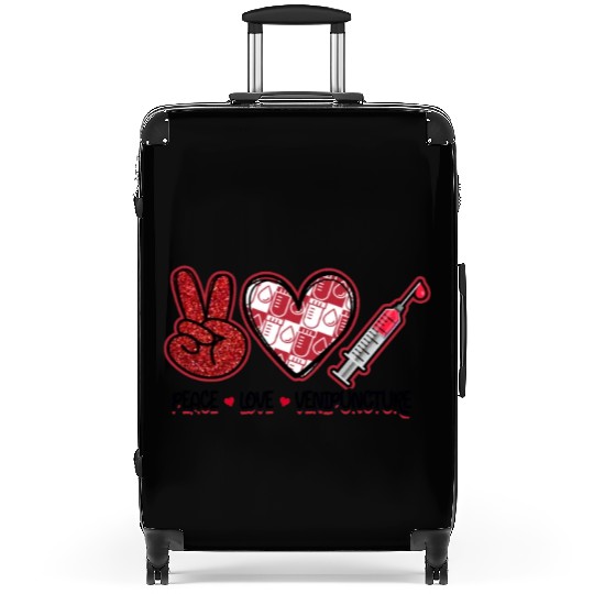 Peace Love Venipuncture - syringe Suitcases