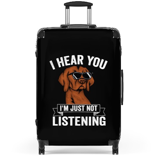 Vizsla lover cute dog design Suitcases