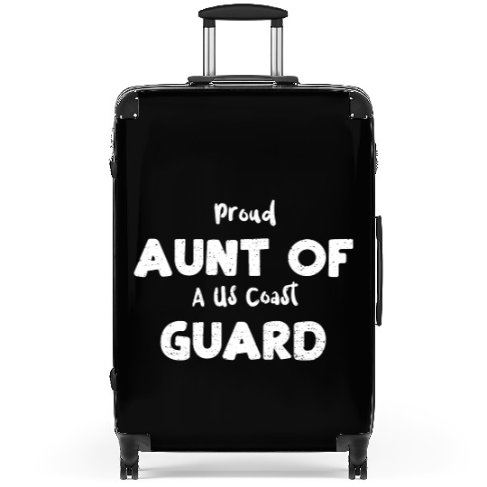 Proud Aunt Of A Us Coast Guard Suitcases